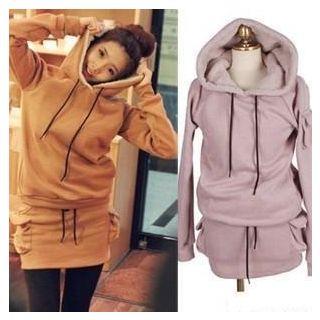 Set: Hooded Top + Pencil Skirt