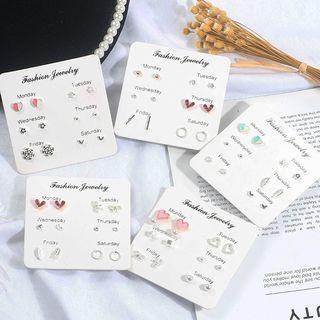 Set: Faux Pearl Alloy Earring (assorted Designs)