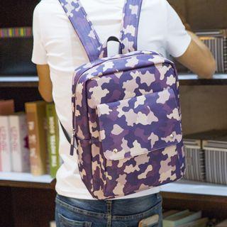 Camo Print Backpack