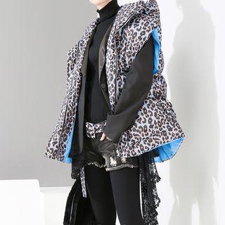 Leopard Pattern Padded Vest Yellow - One Size