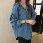 Hooded Shirt / Wide Leg Pants / Set