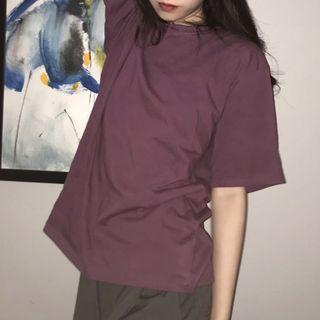 Short-sleeve T-shirt Purple - One Size