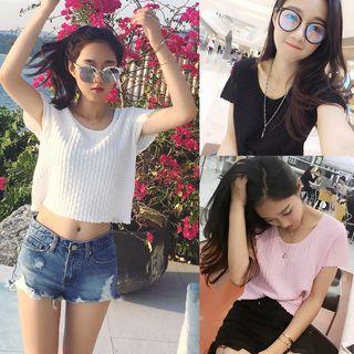 Knit Short-sleeve T-shirt