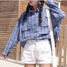 Plaid Shirt Blue - One Size