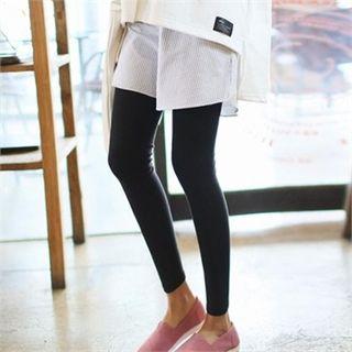 Sleeveless Striped-panel Cotton Mini Dress