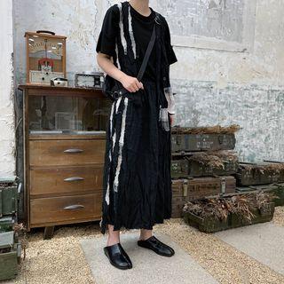 Applique Midi Skirt Black - One Size