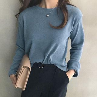 Crew-neck M Lange Knit Top