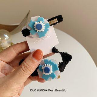 Flower Scrunchie / Hair Clip