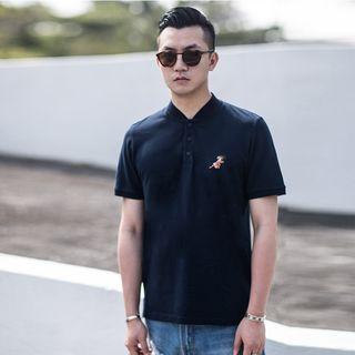 Chinese Unicorn-embroidered T-shirt