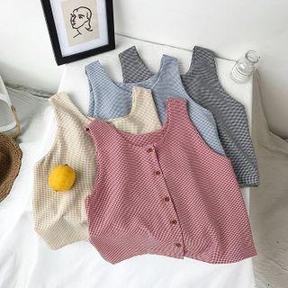 Button Tank Top