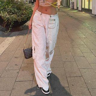 Low Rise Baggy Cargo Jeans