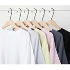 3/4-sleeve Colored T-shirt