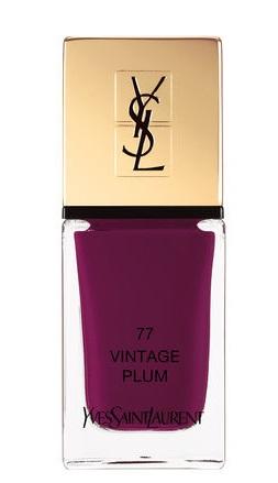 Yves Saint Laurent - La Laque Couture Nail Lacquer (#077 Vintage Plum)  10ml