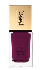 Yves Saint Laurent - La Laque Couture Nail Lacquer (#077 Vintage Plum)  10ml