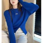 Details Slited Sweater