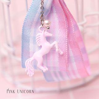 Unicorn Plaid Strap Earring