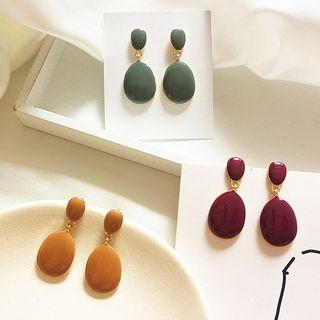 Glaze Disc Dangle Earring