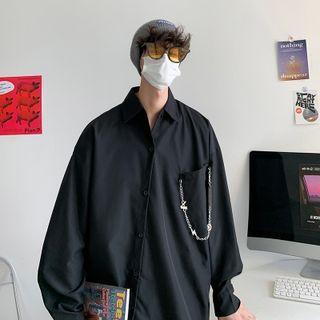 Asymmetrical Chained Shirt