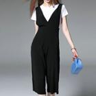 Set: T-shirt + Suspender Pants