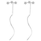 Sterling Silver Stick-drop Earrings