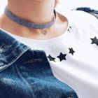 Star Denim Choker