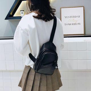 Flap Mini Crossbody Bag Black - One Size