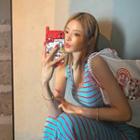 U-neck Stripe Ribbed Maxi Tank Dress