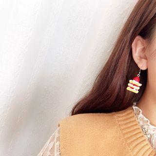Cake Drop Earring 1 Pair - Am0758 - As Shown In Figure - One Size