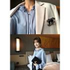 Bell-sleeve Frilled-collar Blouse