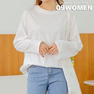 Plus Size Loose-fit Cotton T-shirt