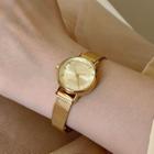 Round Milanese Strap Watch A51 - Gold - One Size