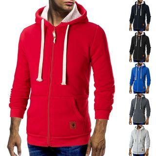 Brushed Fleece Zip Hoodie