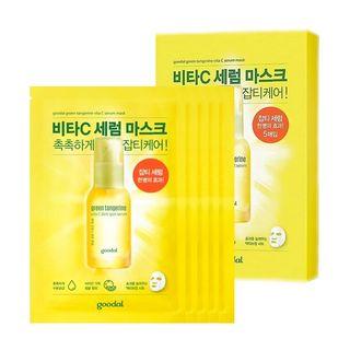 Goodal - Green Tangerine Vita C Dark Spot Serum Mask Set 5pcs 30ml X 5pcs