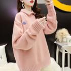Collared Logo Sweater