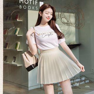 Pastel Lam Letter-printed T-shirt