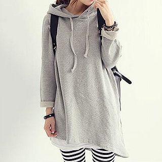 Plain Hoodie Dress