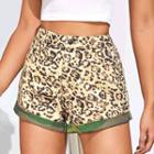 Leopard Print Hot Pants