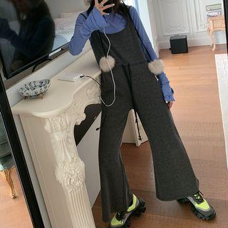 Drawstring Oversize Wide-leg Jumper Pants