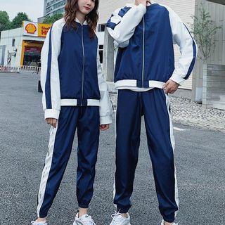 Couple Matching Short-sleeve T-shirt / Zip Jacket / Sweatpants