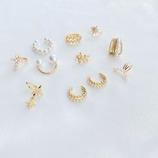 Faux Pearl / Rhinestone / Alloy Earring (various Designs)