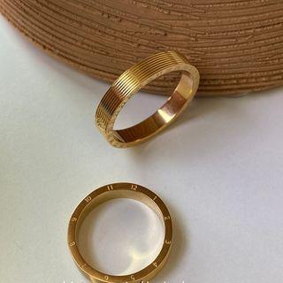 Embossed Heart Stainless Steel Ring