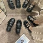 Double Strap Platform Mary Jane Shoes