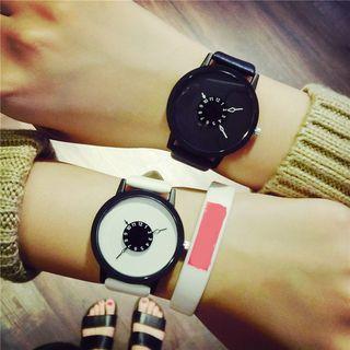 Contrast Color Strap Watch