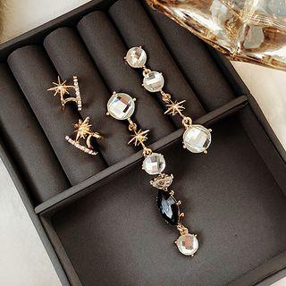 Rhinestone Star Earring / Drop Earring