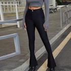 High-waist Boot-cut Skinny Jeans