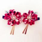 Flower Fringed Hair Pin