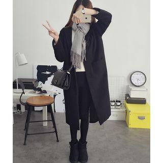 Plain Pocketed Coat
