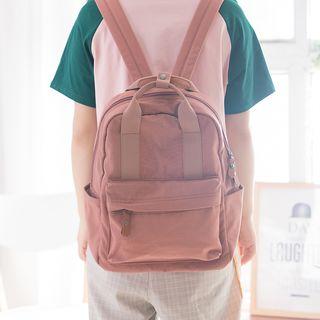 Plain Top Handle Backpack