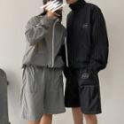 Couple Matching Set: Zip Jacket + Shorts