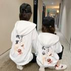 Family Matching Crane Print Hoodie